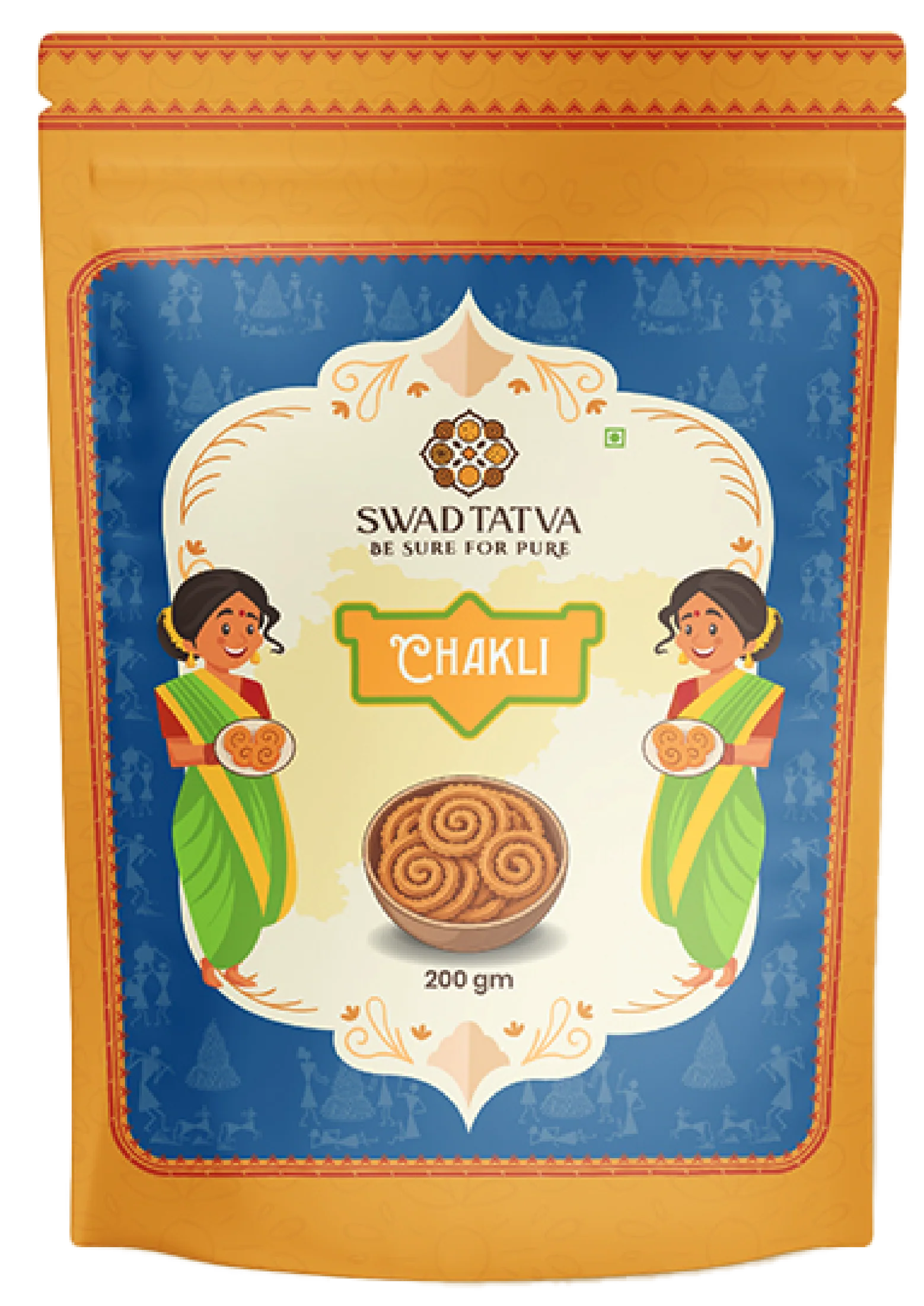 Swad Tatva, Namkeen range. Design by Smita.